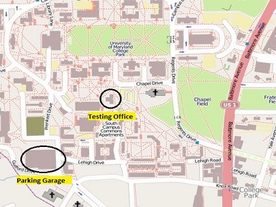 Location of Mowatt Lane Parking Garage and Shoemaker Building